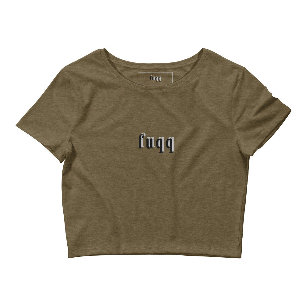 Crop Tee - Olive