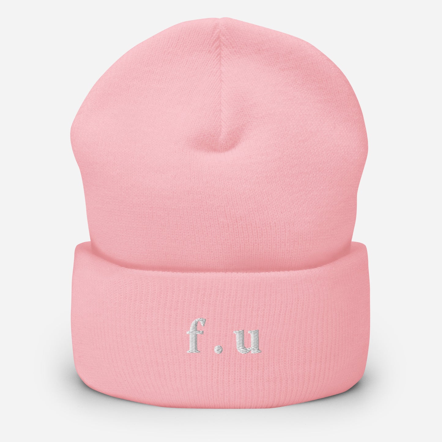 Cuffed Beanie Pink