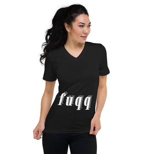 Short Sleeve V-Neck T-Shirt Black